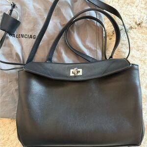 Balenciaga Rodeo Small Black Leather Bag
